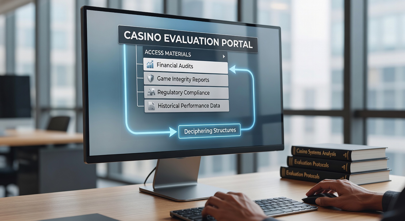 Illustration of layered casino portal menu architecture with categorized review sections